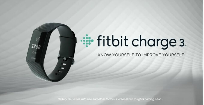 Fitbit Pay Available on Fitbit Charge 3 